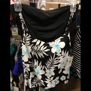 Medium NWT Jantzen tankini top bottom set